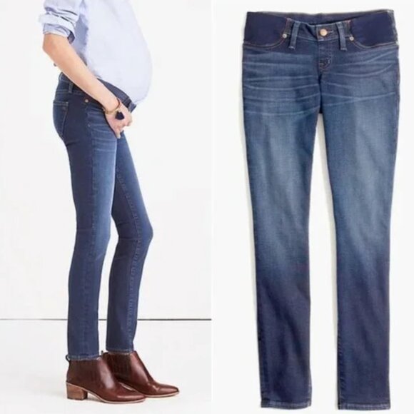 Madewell Maternity Side Panel Skinny Jeans – Juliet Wash, Size 25 - Picture 1 of 15